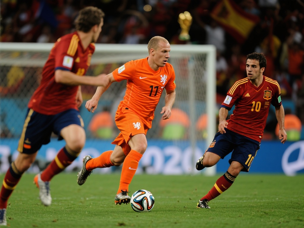 经典的荷兰与西班牙对决中最为人津津乐道的