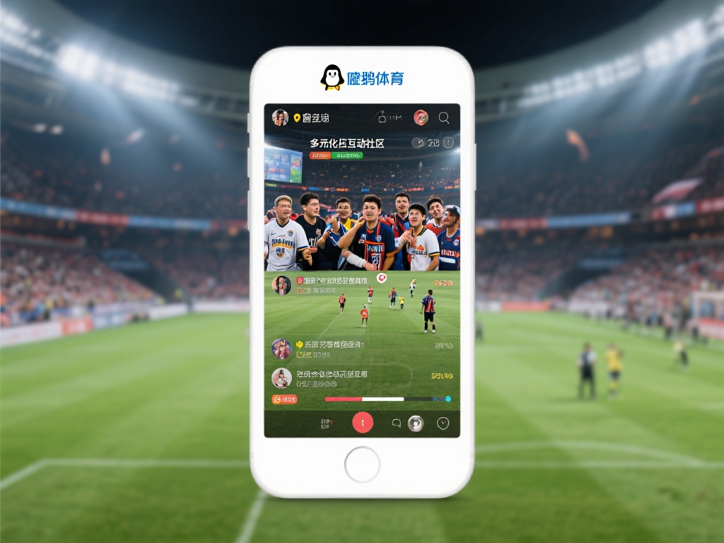 多元化互动社区
除了直播功能，企鹅体育