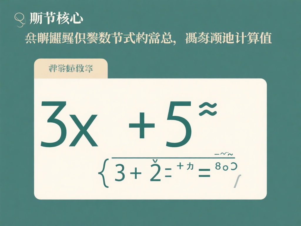 本节核心在于理解代数式的含义，并能准确计